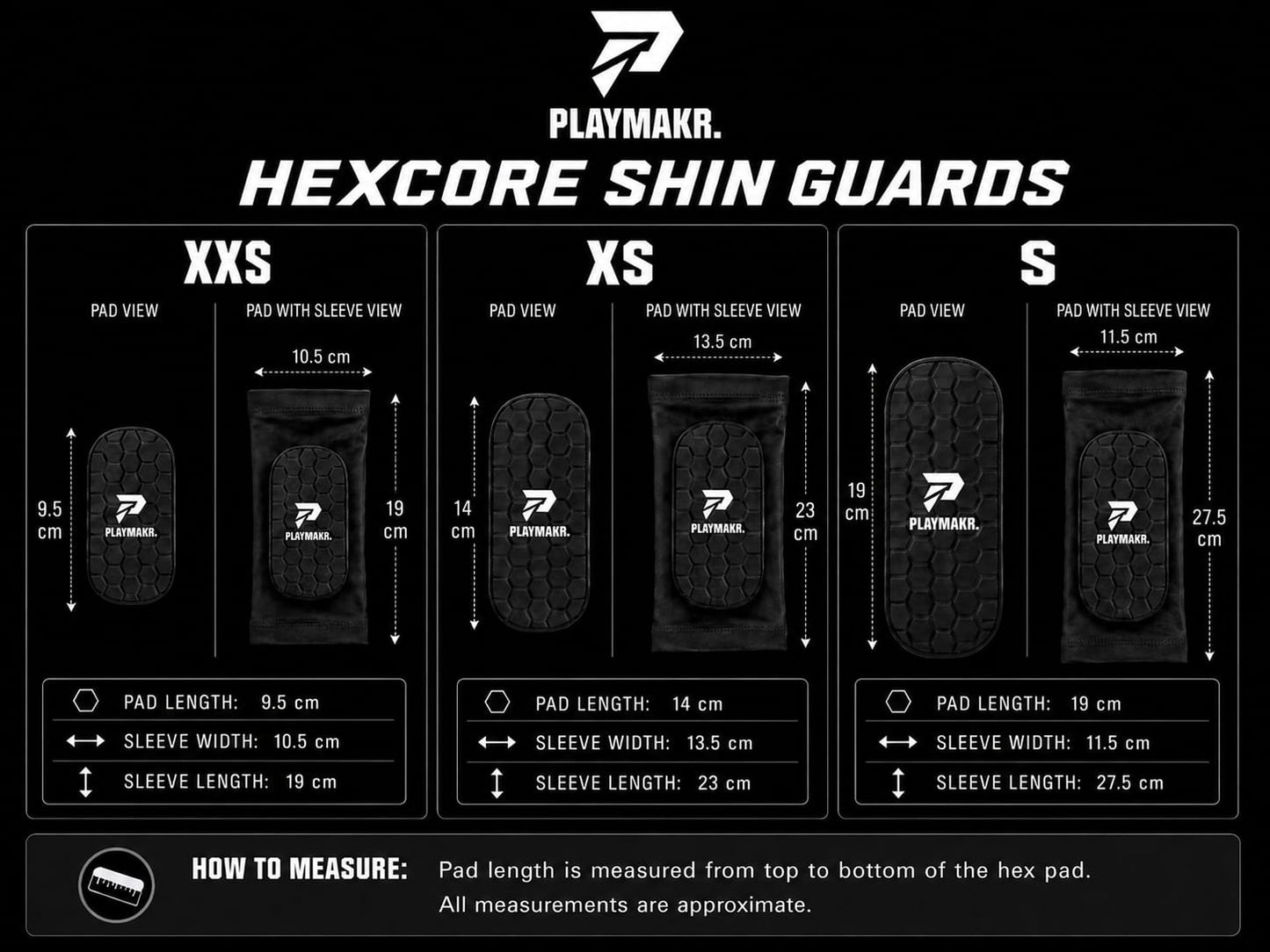 PLAYMAKR. HEXCORE Shin Guards